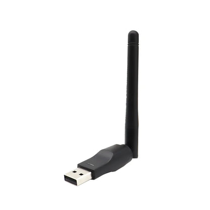 2.4GHz USB 2.0 Adapter 150Mbps WiFi Wireless Network Card with Antenna Chipset Ralink MTK 7601 for Laptop PC Wholesales