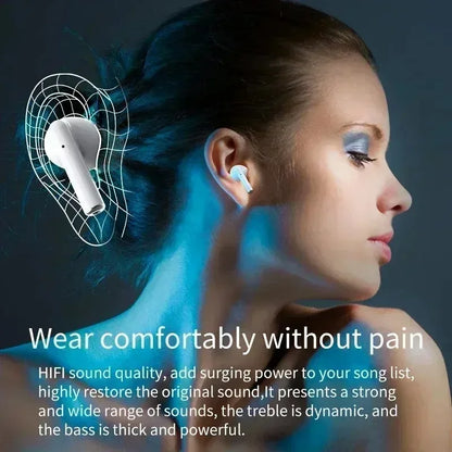 Xiaomi TWS Bluetooth Earphones Wireless Sports Stereo In-Ear Headphones with Mic Comfortable Bluetooth Earbuds for Active Life